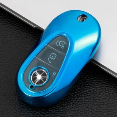 ETUI NA KLUCZYK MERCEDES METALIC MATERIAŁ TPU