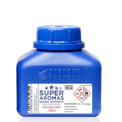 SUPER AROMAS Aromat Spożywczy Musujące Prsco 250 ml
