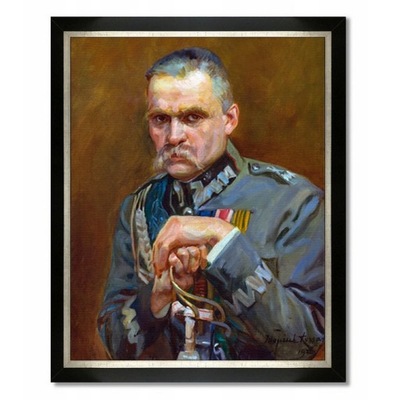 Obraz portret MARSZAŁEK JÓZEF PIŁSUDSKI + RAMA