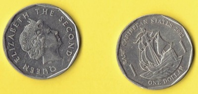 Karaiby 1 DOLLAR 2002 r.