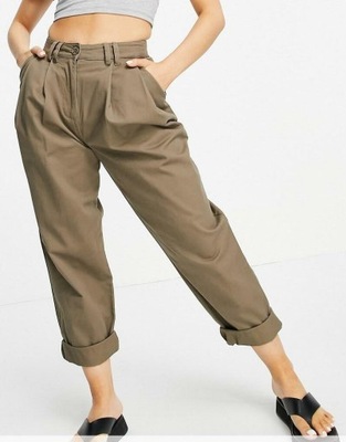 LUŹNE SPODNIE JEANS KHAKI GDJ XXJ__XXS