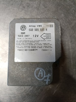 SEAT SKODA VW MÓDULO SENSOR BOLSAS DE AIRE 6Q0909605A  