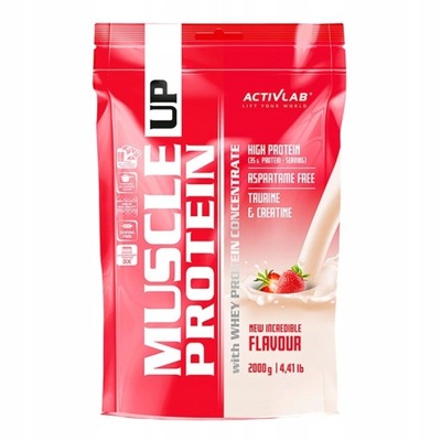 Activlab MUSCLE UP Protein 2000g truskawka białko