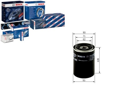 Bosch фильтр масла pf939 sc x16 x21 фото №1