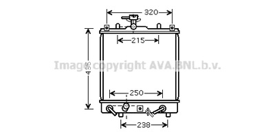 RADIADORES DE AGUA AVA QUALITY COOLING SZ2095  