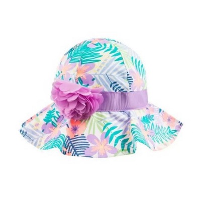 Cool Club czapka kapelusz dziewczęcy kwiatki r 52