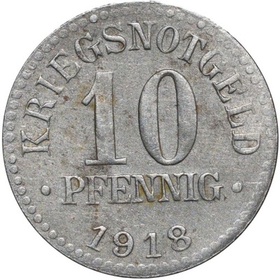 HERZOGTUM Braunschweig 10 Pfennig 1918 Fe