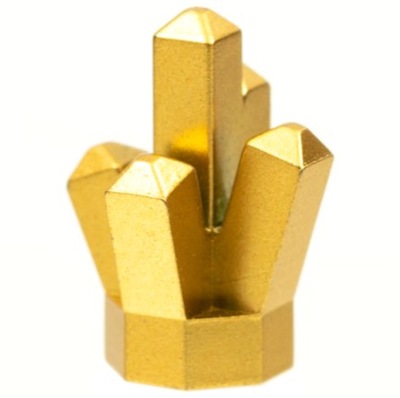 LEGO Kryształ 52 Skała - Metallic Gold/Złoty
