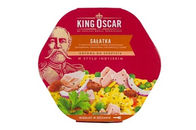 Sałatka z tuńczykiem w stylu indyjskim 220g King Oscar