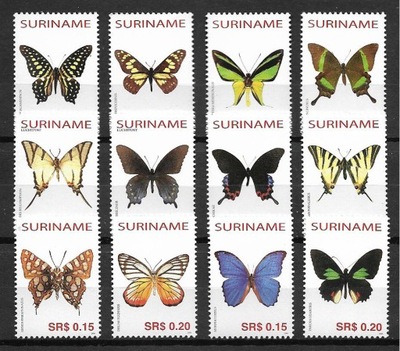Surinam 1965-76 - owady motyle