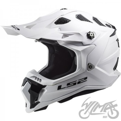 HELMET LS2 MX700 SUBVERTER EVO SOLID WHITE XL -06  