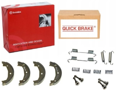 Тормозные колодки+ пружины задняя bmw 4 f36 f32 z4 e85 e86 фото №1