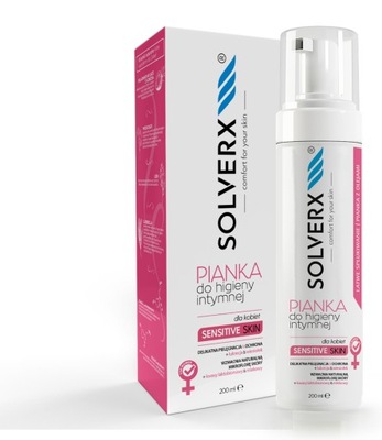 Pianka do higieny intymnej SOLVERX Sensitive Skin