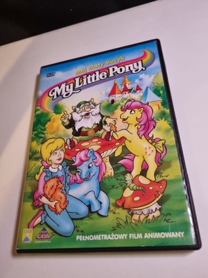 My little Pony Film Pełnometrażowy, DVD dubbing PL wersja z lat 80!, stan b