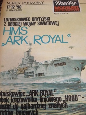 MAŁY MODELARZ 11 12 90 HMS AKR ROYAL