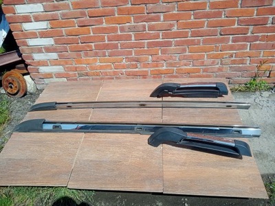 Jeep commander 5-10r xk рейлинги комплект хром фото №1