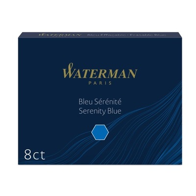 Naboje standard Waterman niebieskie 8szt