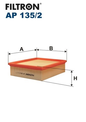 FILTRON AP 135/2 FILTRAS ORO 