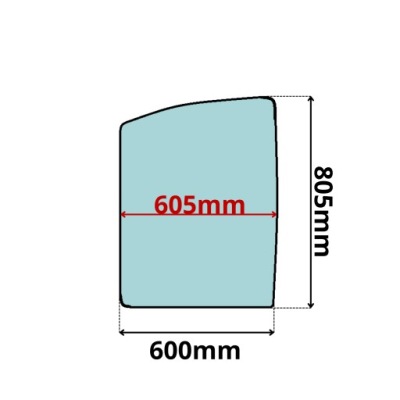 Скло ліва w двері опускна nissan interstar 02- 0244 фото №1