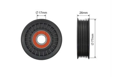 РОЛИК НАТЯГУВАЧА РЕМЕНЯ ПОЛІКЛИНОВОГО