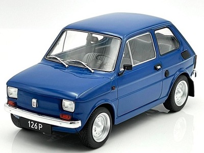 Fiat 126p Niebieski 1:18 MCG