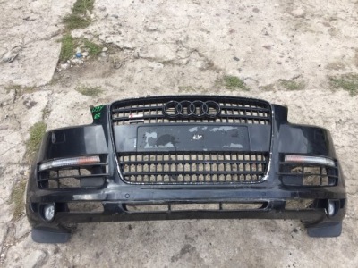 Audi q7 4l lz9y бампер перед передній решітка радіатора решітка радіатора фото №1