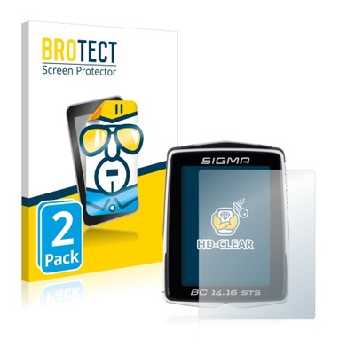 BROTECT przezroczysta osłona ekranu do Sigma BC 14.16 STS (2 szt.)