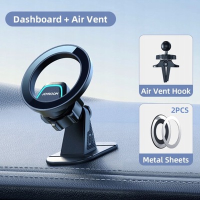 Joyroom Magnetic Phone Holder Car Mount All-Metal 