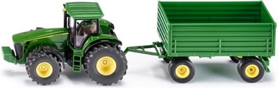 SIKU 1953 Traktor John Deere z przyczepą | 1:50