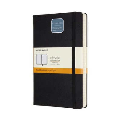 Notes Classic 13x21 tw. linie czarny MOLESKINE