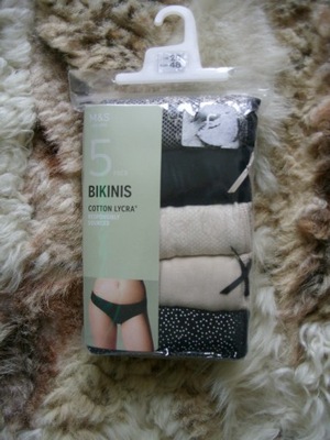 MARKS&SPENCER 5X ROZ EURO 48 UK 20 - BIKINIS