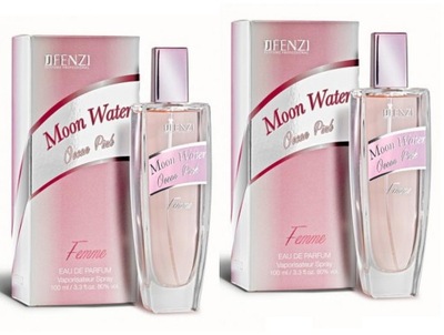 JFenzi Moon Water OCEAN PINK 2x100ml EDP ZESTAW