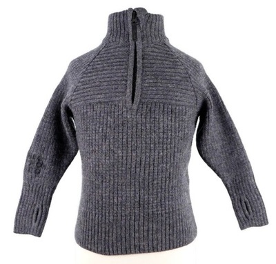 NEOMONDO sweter wełna wool half zip 98 104