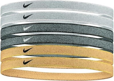 OPASKI NA GŁOWĘ WŁOSY NIKE HEADBANDS ZESTAW 6 SZT