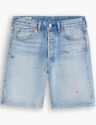 SPODENKI JEANSOWE MĘSKIE SZORTY NIEBIESKIE W31 LEVI'S HEREN 501