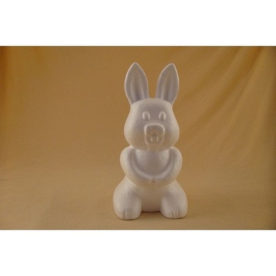 Zając styropianowy stojący 24cm