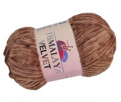 Włóczka Himalaya Velvet 90037 Brązowy Brąz