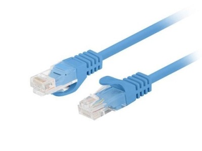 Patchcord Lanberg UTP kat.6 0,25m niebieski 10-Pac