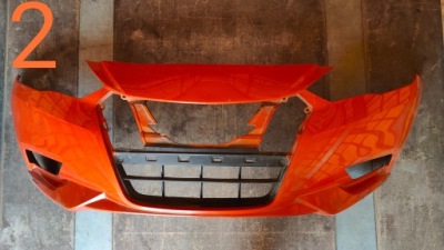 Nissan micra k14 бампер перед 620225fa0h оригинал фото №1