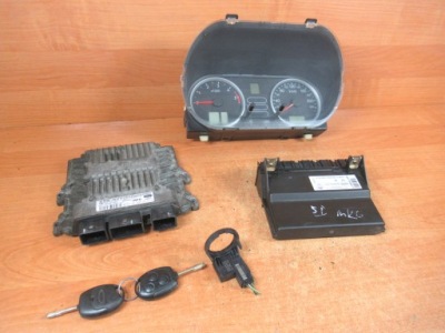 Бортовий комп'ютер набір стартовий ford fiesta mk6 1,4 tdci 3s61-12a650-gd 7bpd фото №1
