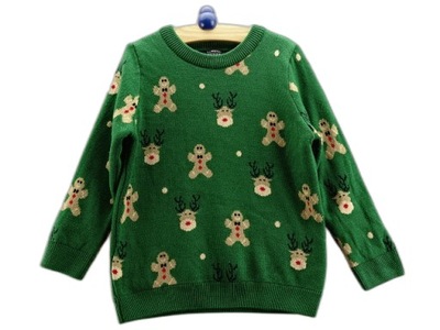 15__CIASTECZKO__świąteczny sweter dziecięcy__116