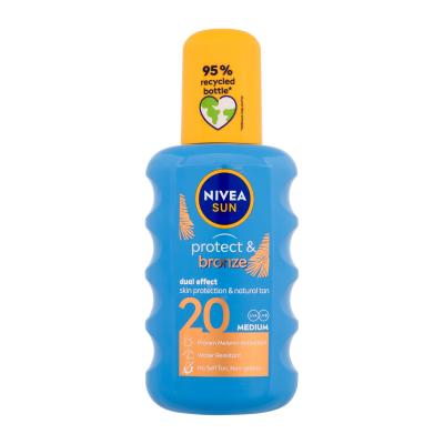 Nivea Sun Protect & Bronze Sun Spray 200 ml Preparat do opalania ciała