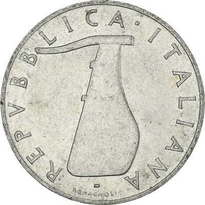 Moneta, Włochy, 5 Lire, 1954