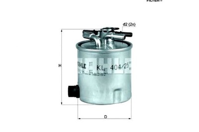 Knecht kl 404/25 фильтр топлива фото №1