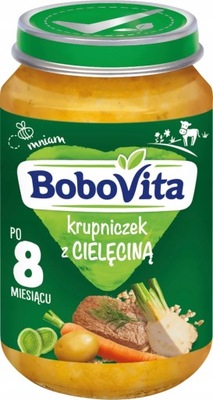 Bobovita krupnik z cielęciną 8m+ 190g