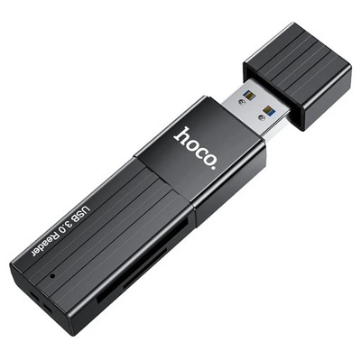HOCO CZYTNIK KART PAMIĘCI 2W1 HB20 MINDFUL USB2.0 + GRATIS RYSIK
