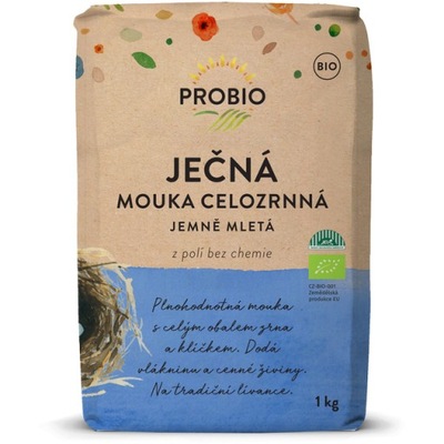 Mąka jęczmienna drobno mielona typ 1850 Graham 1000 g BIO PROBIO