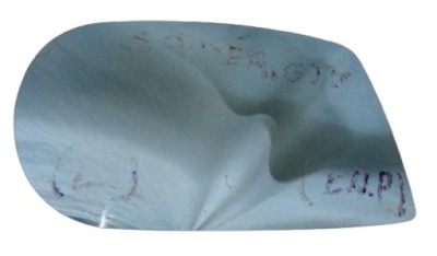 Alfa romeo spider, gtv 94- лівий вкладиш дзеркало фото №1