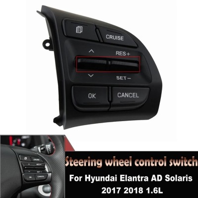 PARA HYUNDAI ELANTRA AD SOLARIS 1.6L 2017 2018 NEGRO AUTO CONTROL DE CRUCERO EN  