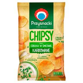 CHIPSY PRZYSNACKI CEBULKA W ŚMIETANIE 135G